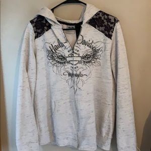 Harley Davidson zip up hoodie
